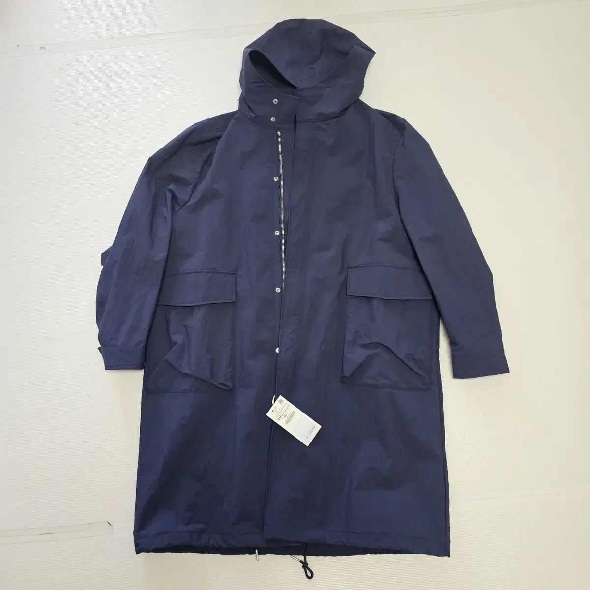 Zara Navy Navy Nylon Coat Sizes S-M New for Sale!