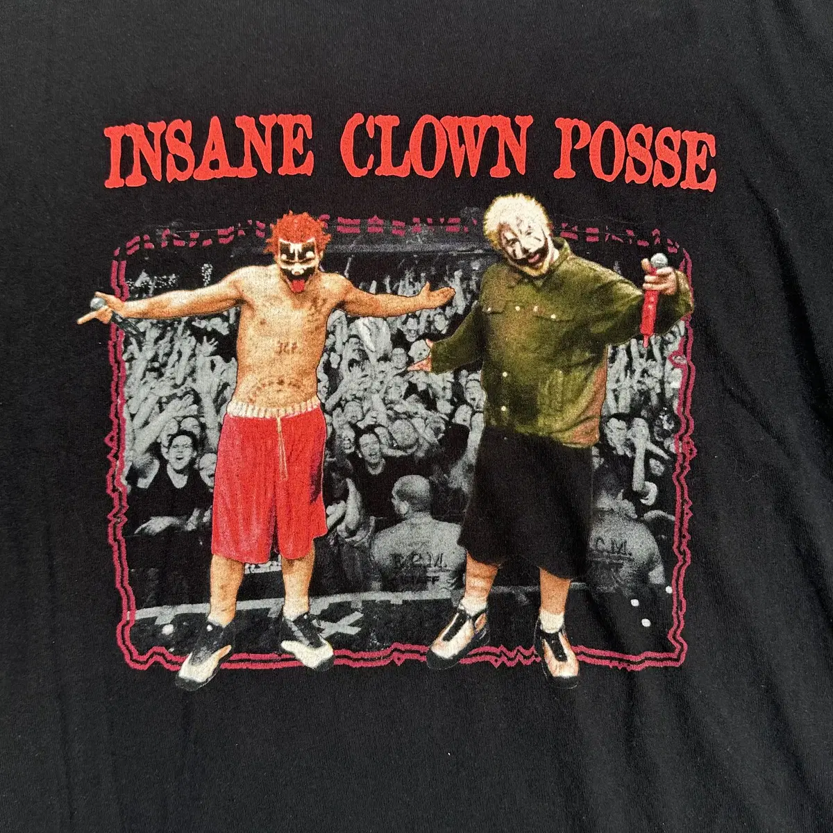 2000 Insane Clown posse 빈티지 밴드티