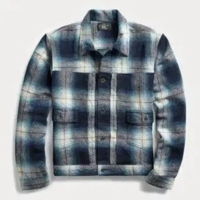 RRL 더블알엘 Plaid jacket Blue