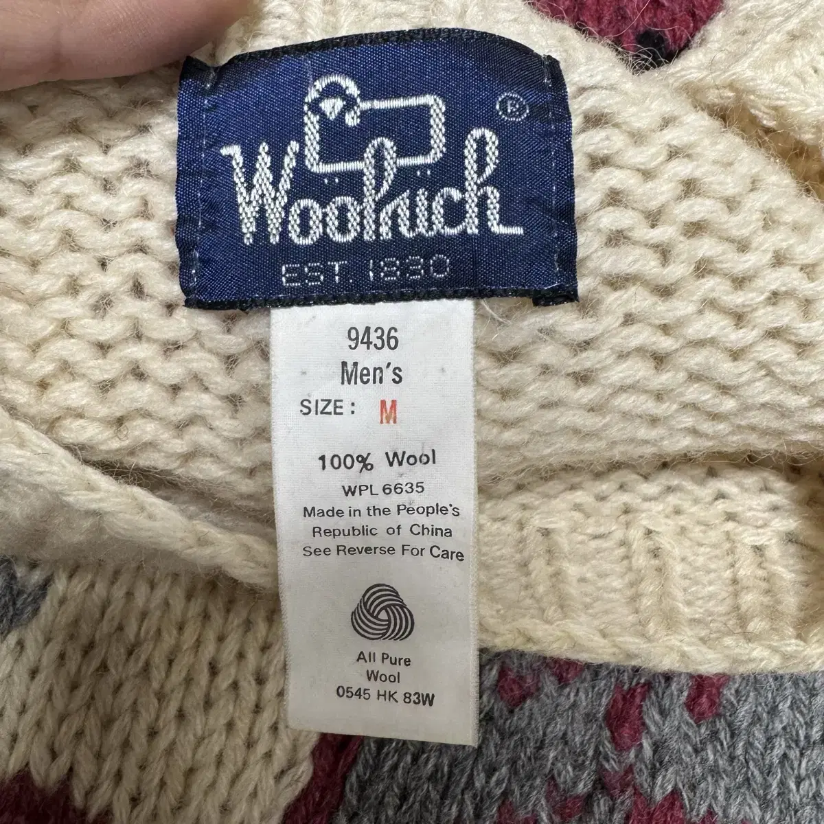 Woolrich 90s eagle knit