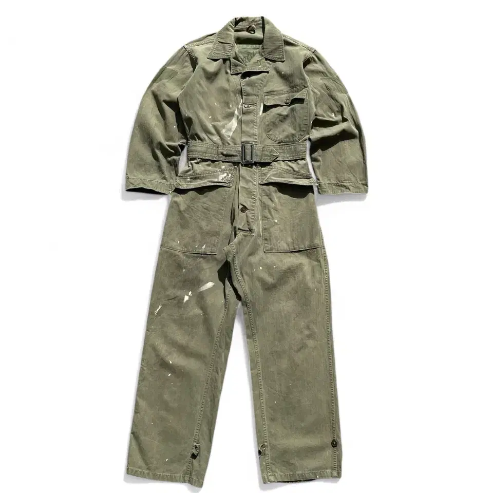 50's U.S. Army Drab One Piece Coveralls