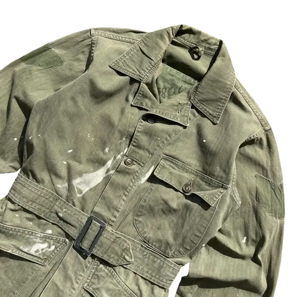 50's U.S. Army Drab One Piece Coveralls