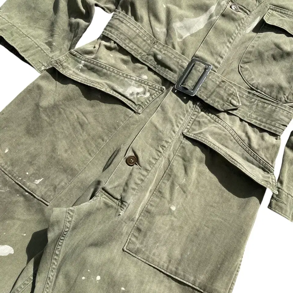 50's U.S. Army Drab One Piece Coveralls