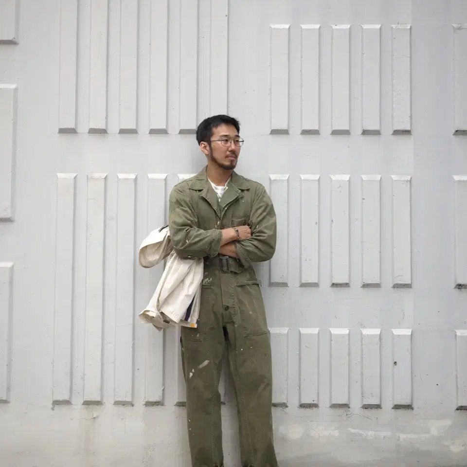 50's U.S. Army Drab One Piece Coveralls