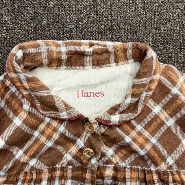 (S) HANES 걸스 플란넬 셔츠