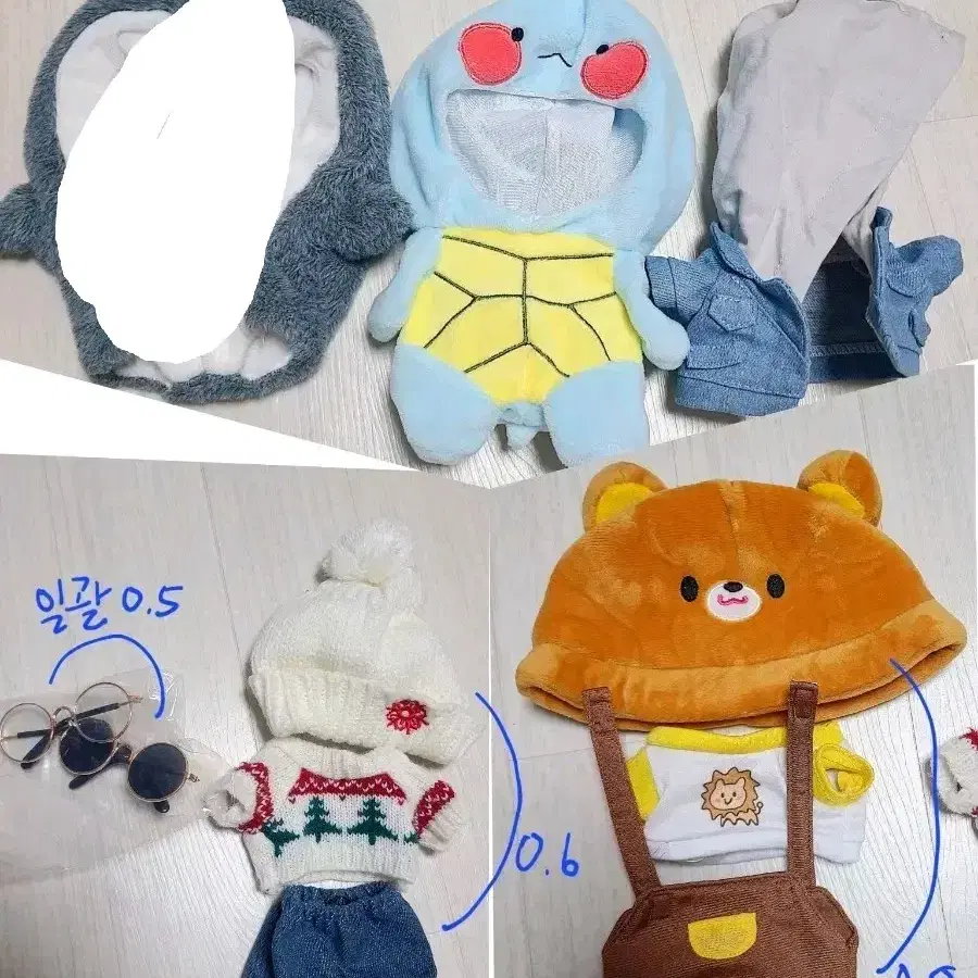 (개별가능)20cm 센치 인형옷