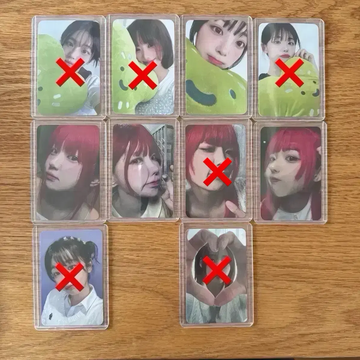 QWER 당첨자포카 시연 히나 마젠타 쵸단
