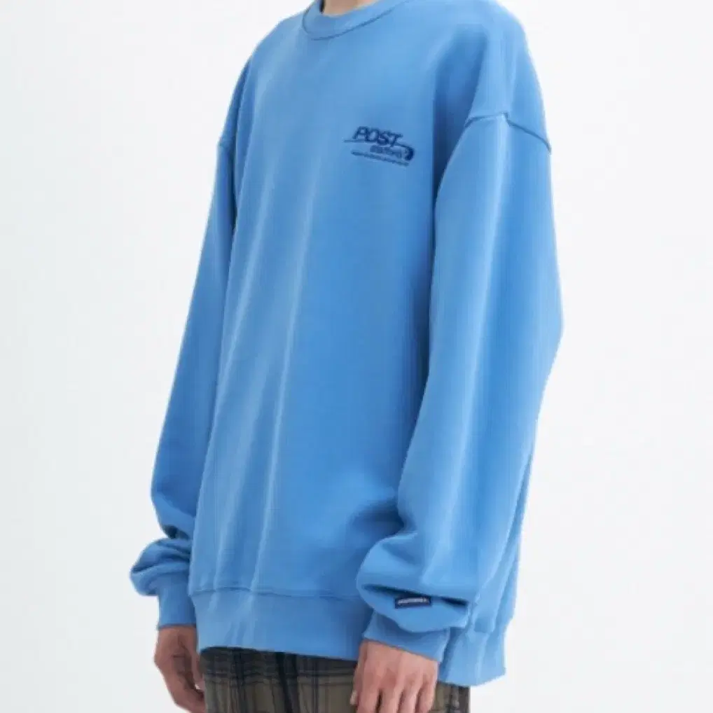 스텝온리 맨투맨 POST SWEATSHIRT (SKY BLUE)