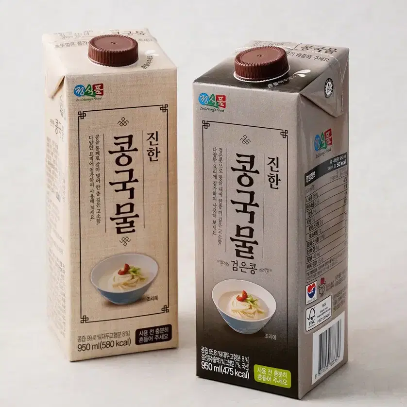 무료배송-정식품 진한 콩국물 950ml 12팩 일반콩/검은콩