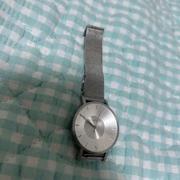 KLASSE14 실버 메쉬 벨트 36mm