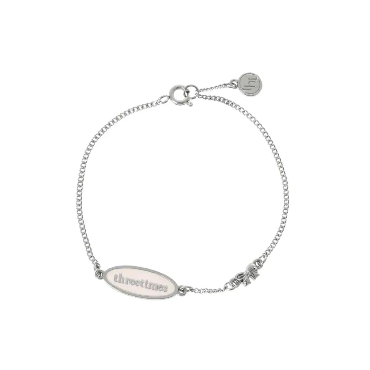 77. 쓰리타임즈 Pink almond bracelet