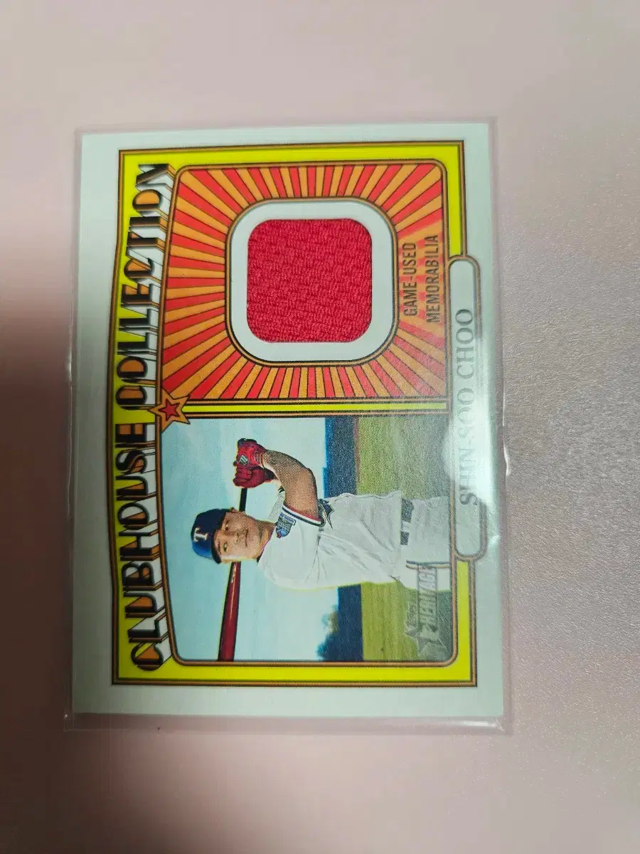 추신수 Topps Heritage 저지 카드