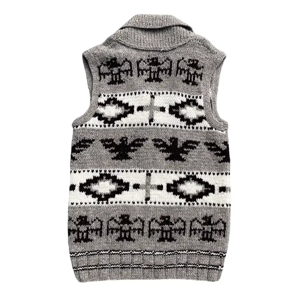 Vintage Thunderbird Tribal Cowichan Vest