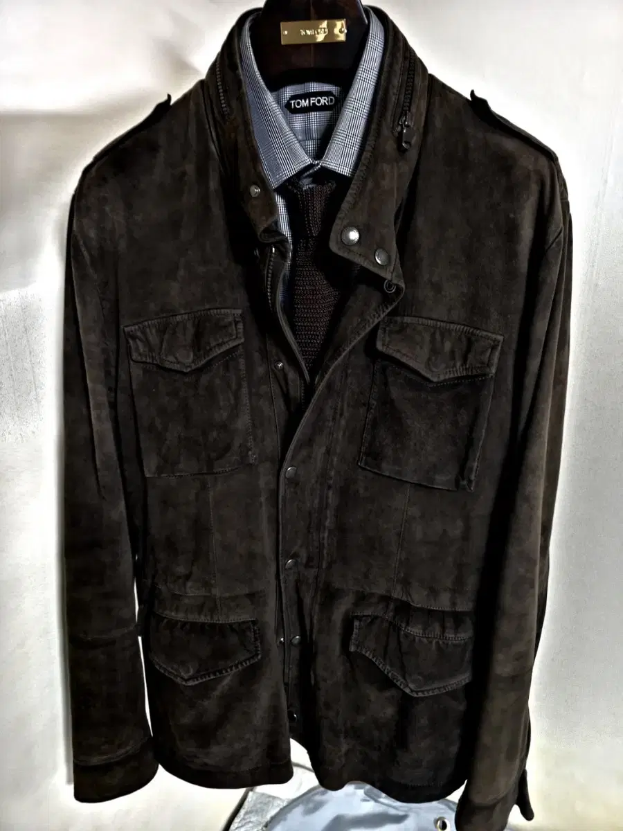 (Recommended)Brunello Cucinelli Suede Field Jacket