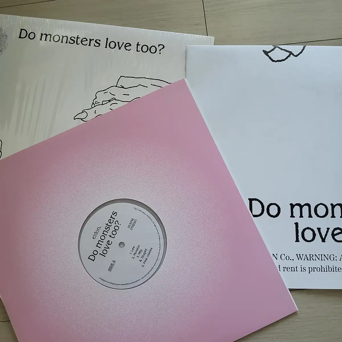 Eldon 엘던 Do monsters love too 클리어컬러반 LP