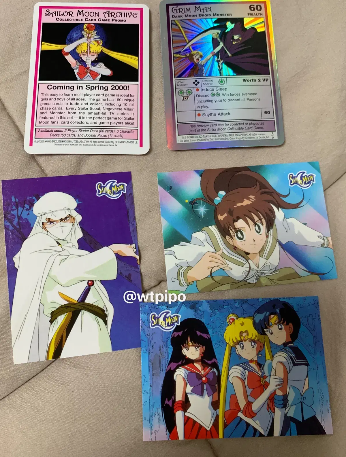 Sell Sailor Moon photo cards bulk 