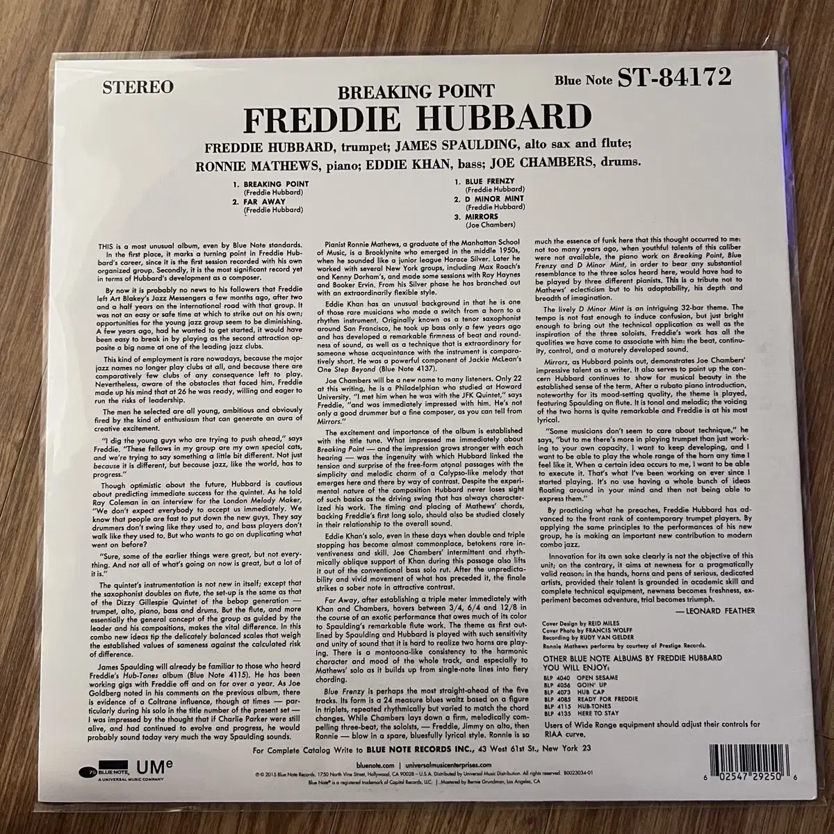 Freddie hubbard breaking point lp