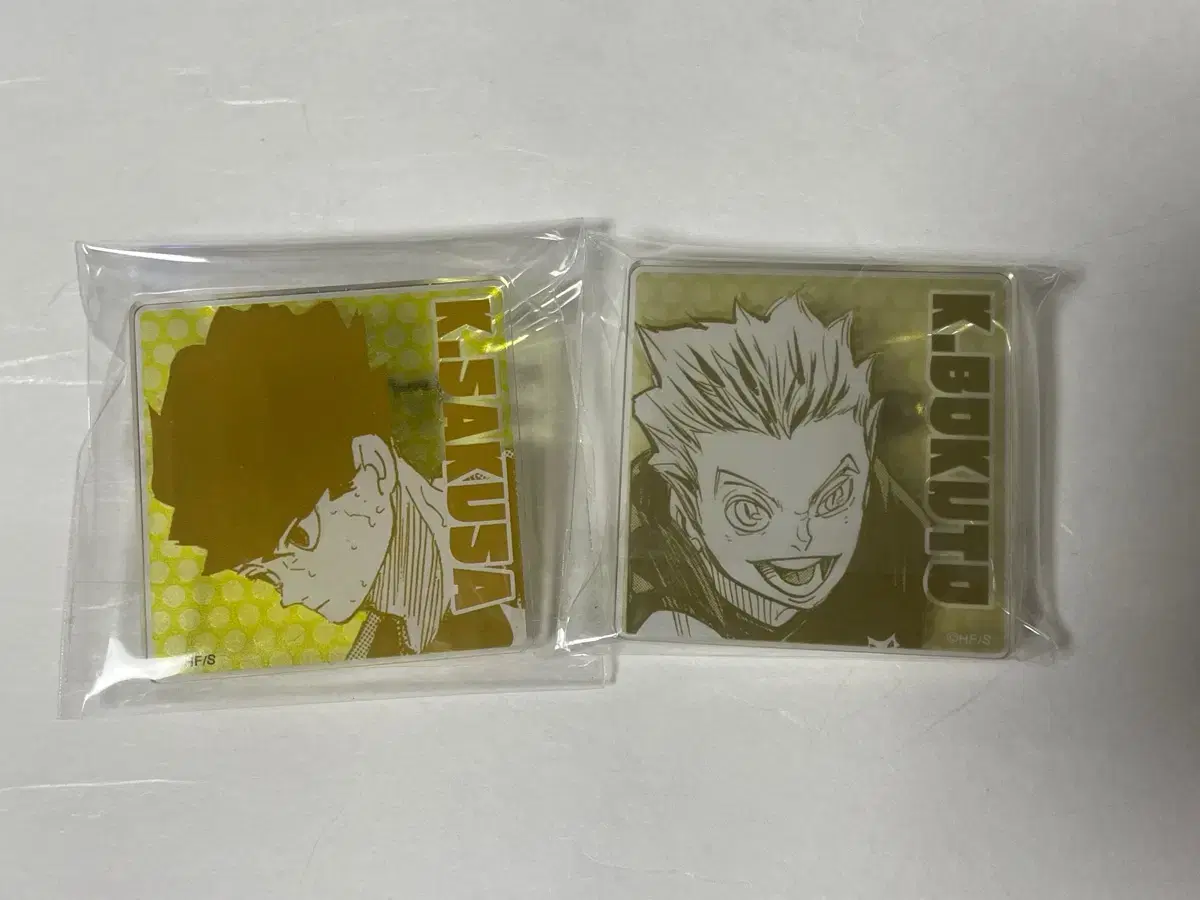 Haikyuu Onehwa Exhibition Sakusa Bokuto Onehwa Exhibition Badge