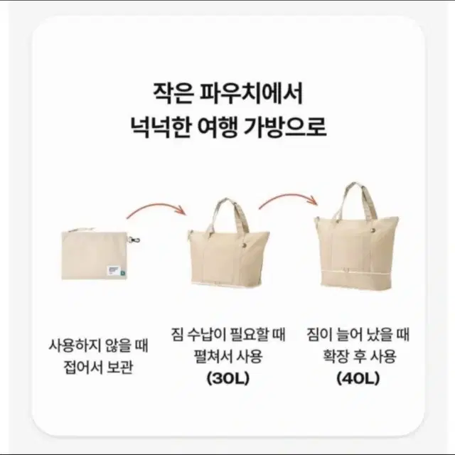 브랜든 캐리올 토트백 여행 보조가방 보스턴백 새상품