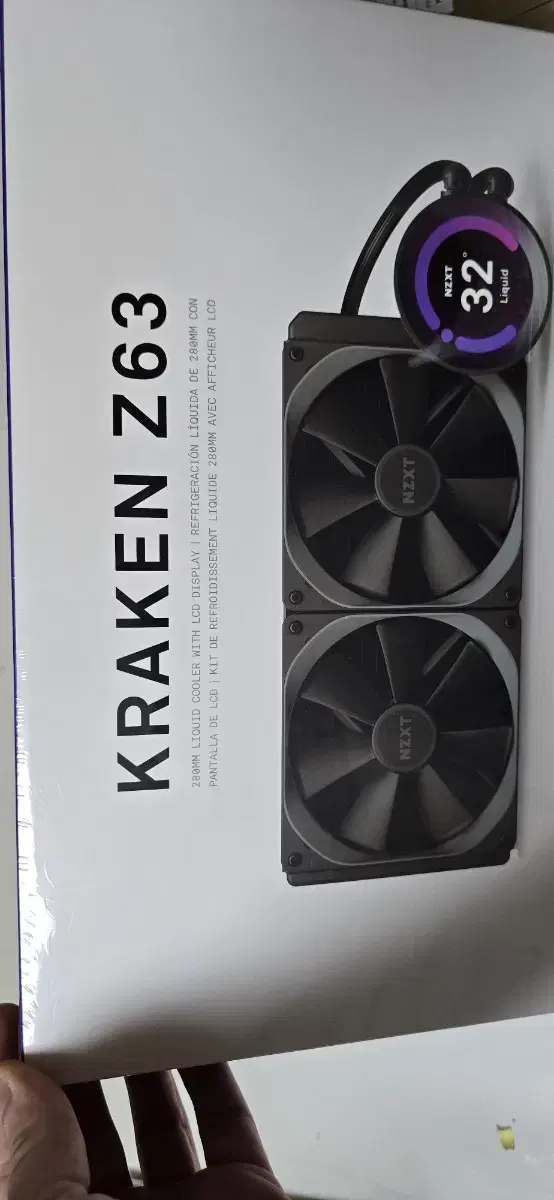 인천 시흥 NZXT Z63  수냉 쿨러 미개봉