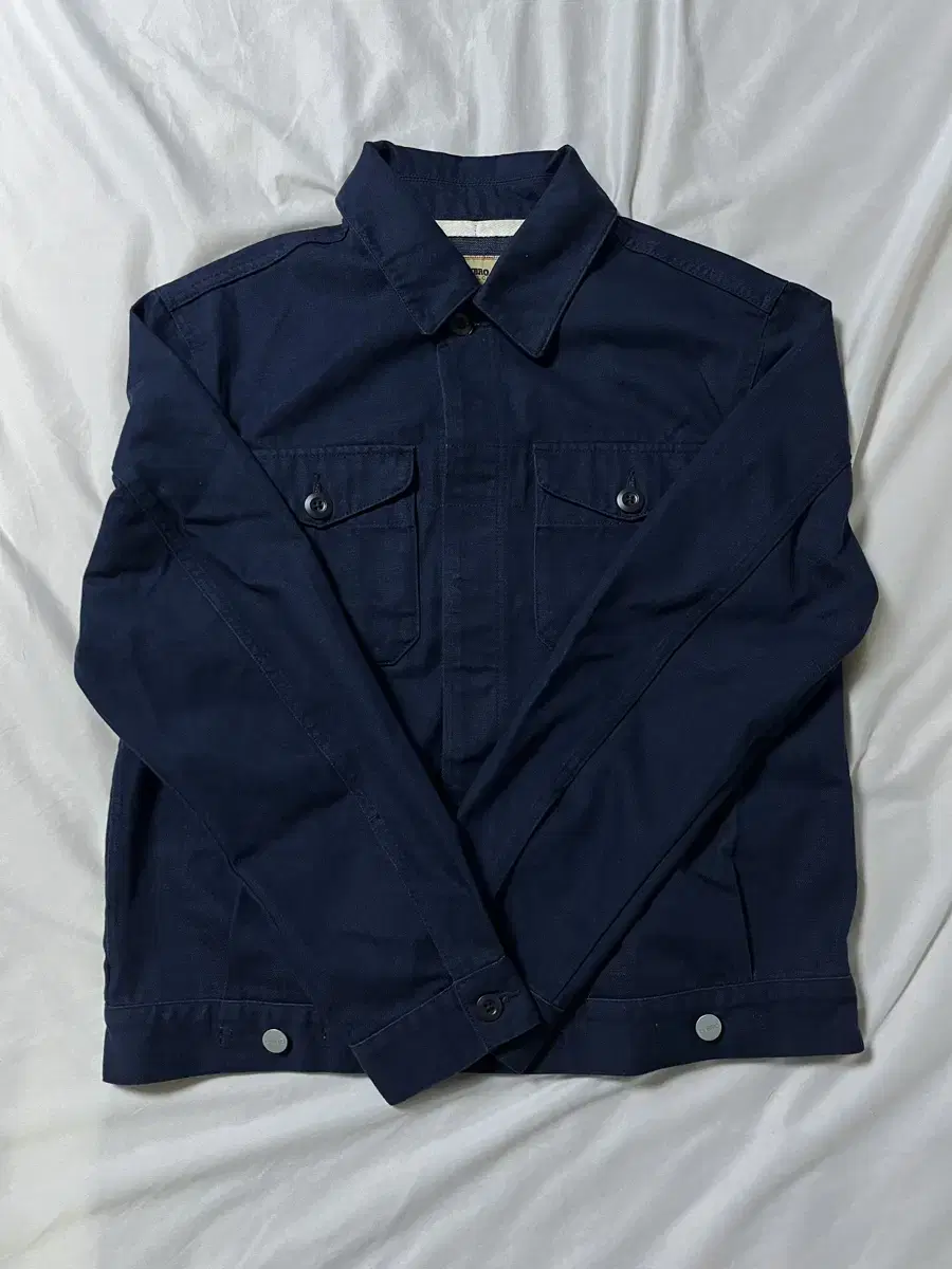 Nigel Carbon Short Jacket Heavy Cotton Navy New Arrivals Size M sells