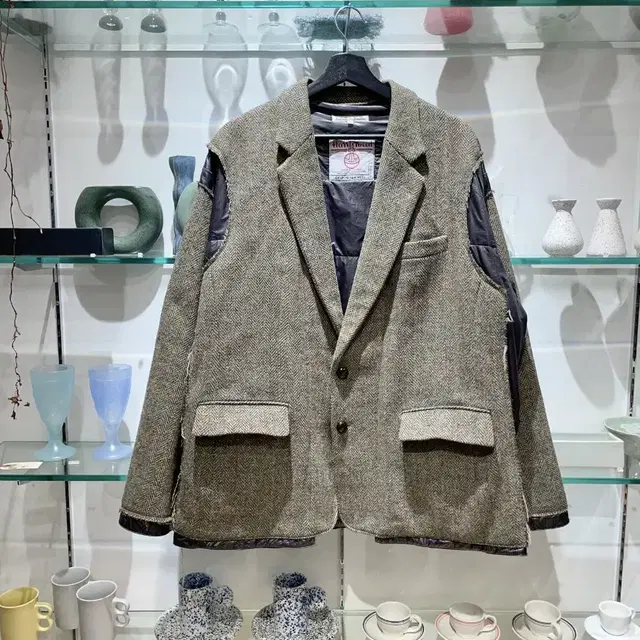 니들스 tweed jacket