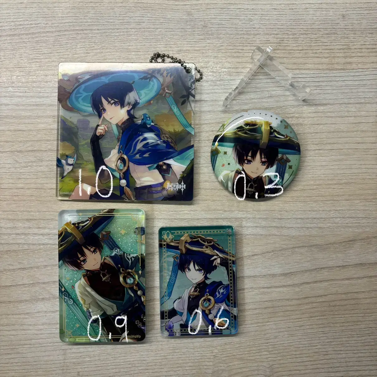 Genshin Impact Wanderer Yusukorota Canbadge Coaster Yukota WTS