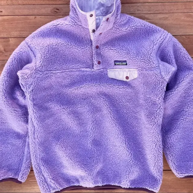 90s Patagonia Reversible Fleece딥파일 리버서블