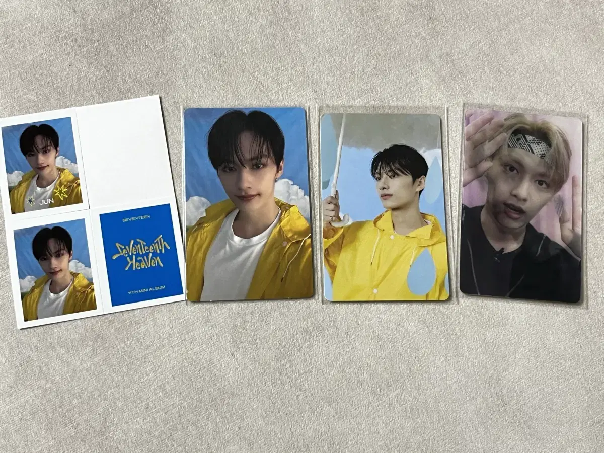 Seventeen jun heaven carat vahn benefits, blood donation photocard