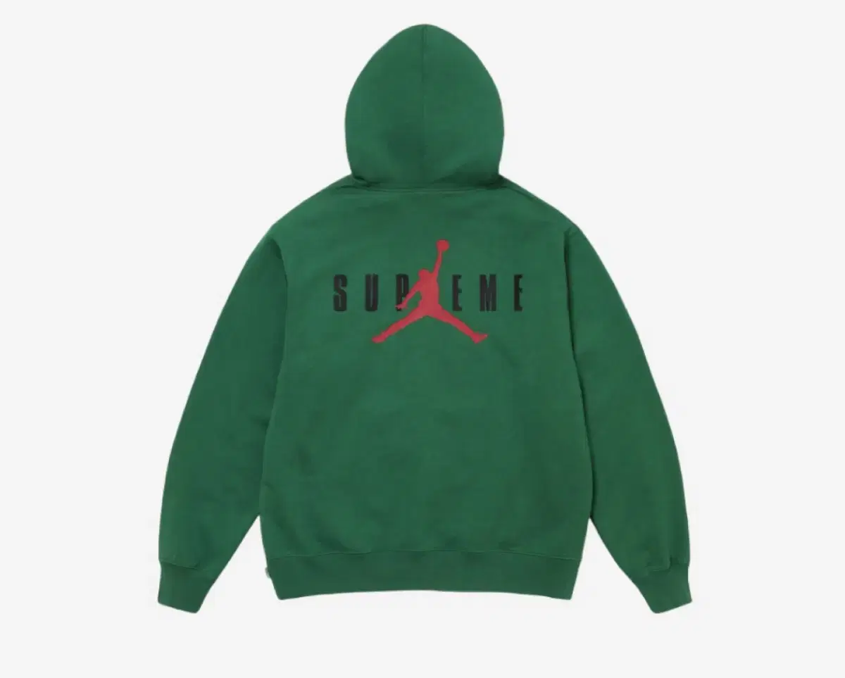 Supreme x Jordan Hoodie Green L