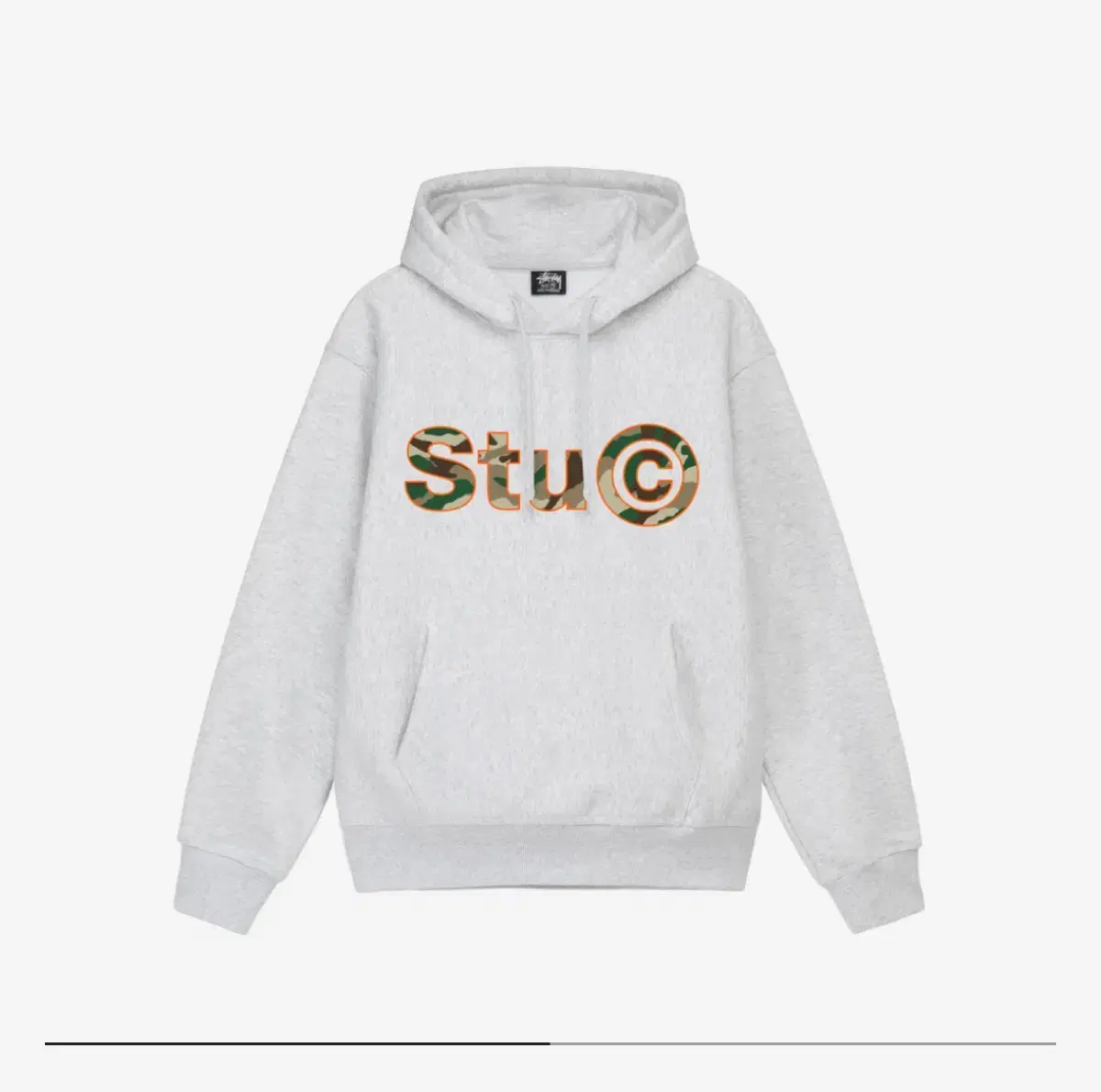 Stu.C Stussy Hoodie Ashheader