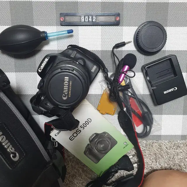 캐논 EOS 500D 디지털카메라 가방 세트