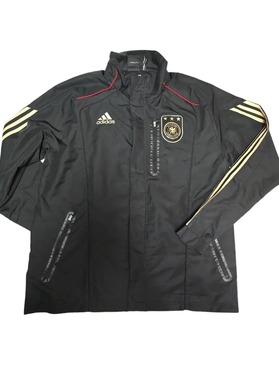 Adidas 09 SP Germany Travel Jacket Windproof Gold Black 105