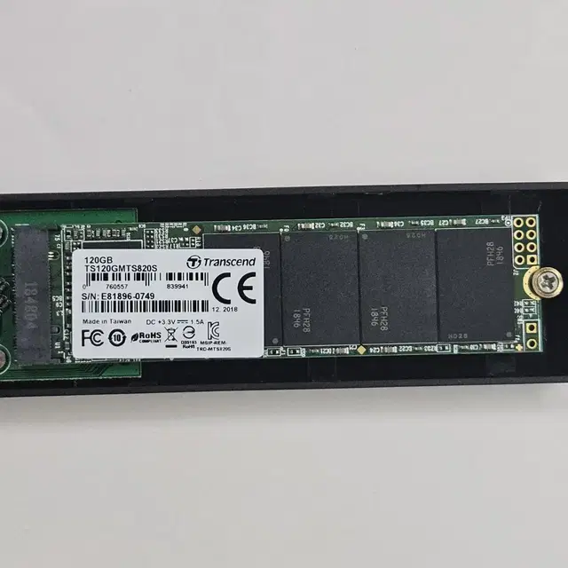 트렌센드 M.2 NVMe SSD 120GB