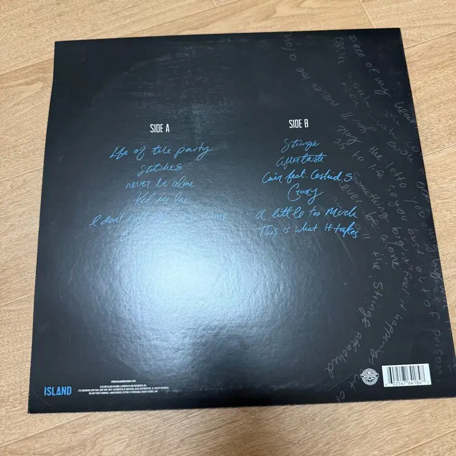 션멘데스 LP- Handwritten (Blue Vinyl Lp) 무배