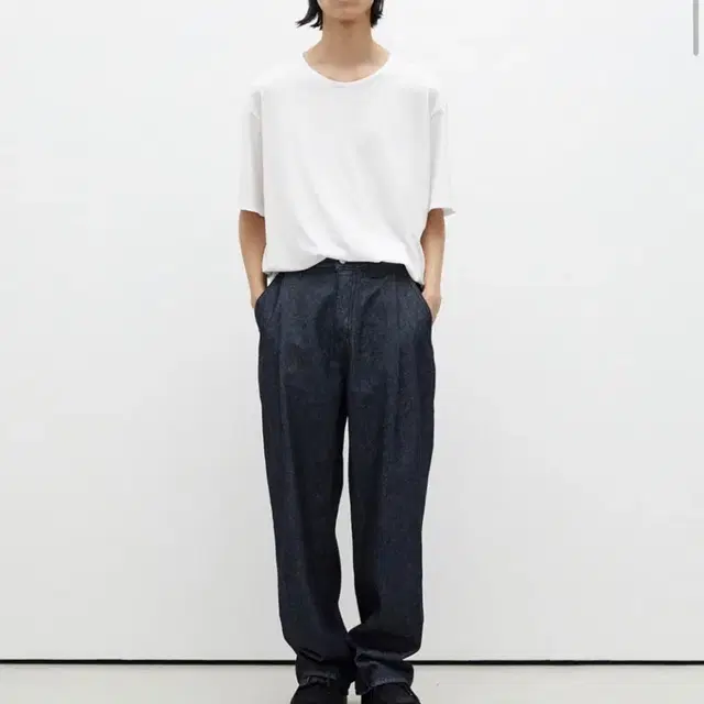 브랜디드X주앙옴므 PLEATED DENIM PANTS (INDIGO)