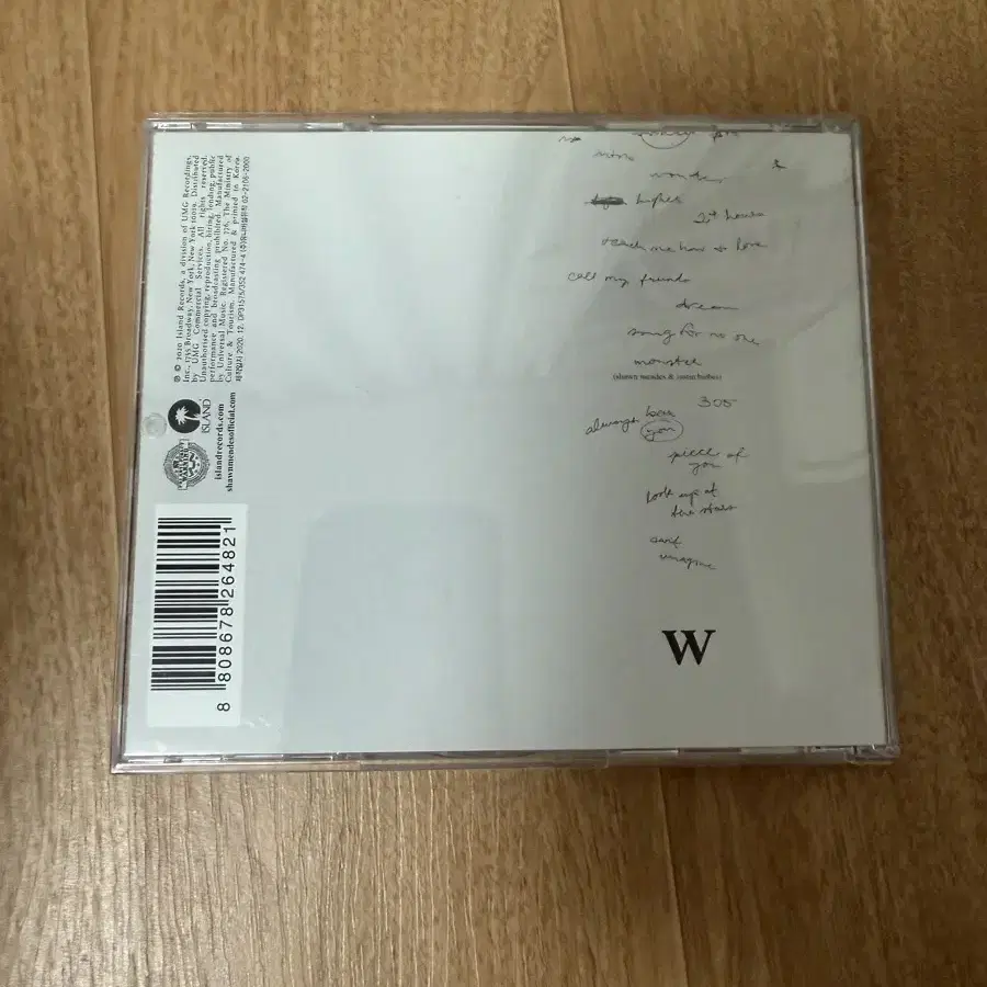 Shawn Mendes - 정규 4집 Wonder CD