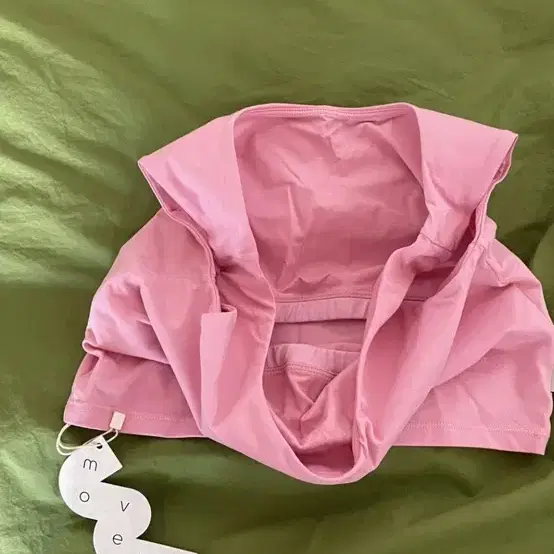 무브웜 soft crop pink 요가복(M)