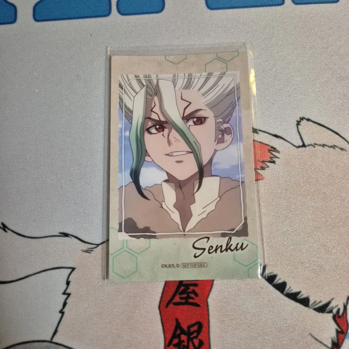 Dr. Stone Ishigami Senku polaroid photocard kard