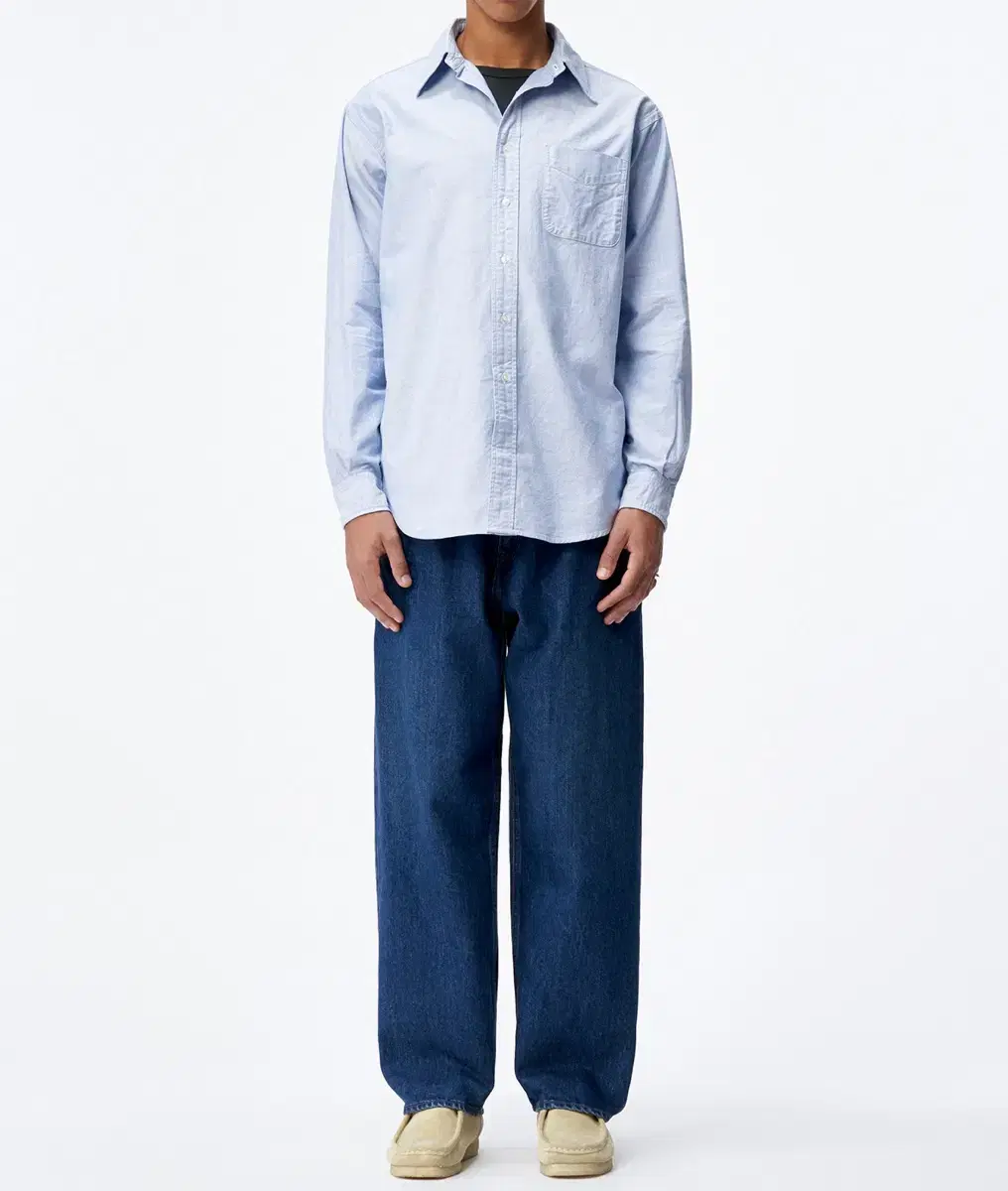 Shiota Oxford Shirt Bloo