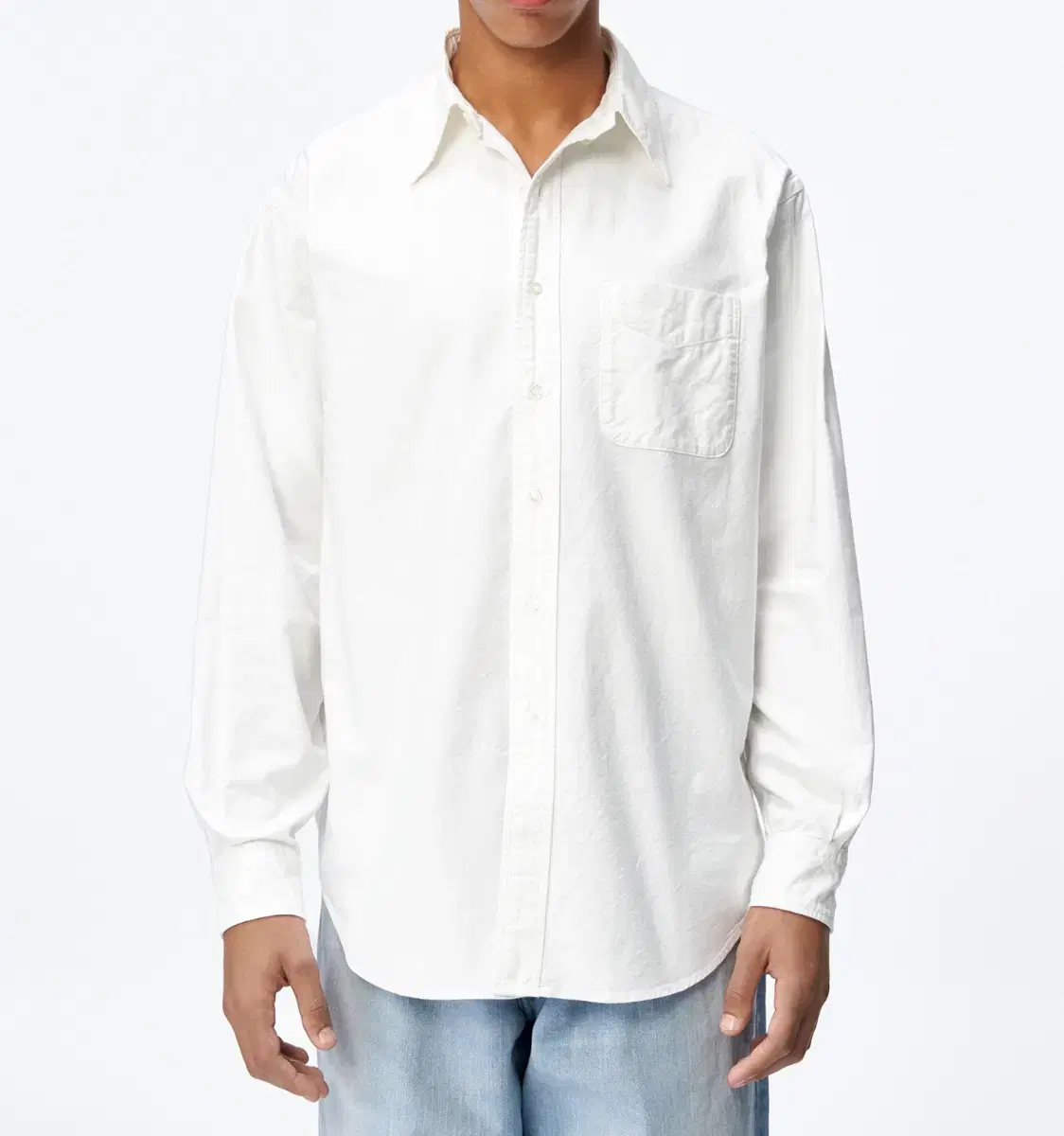 Shiota Oxford Shirt White