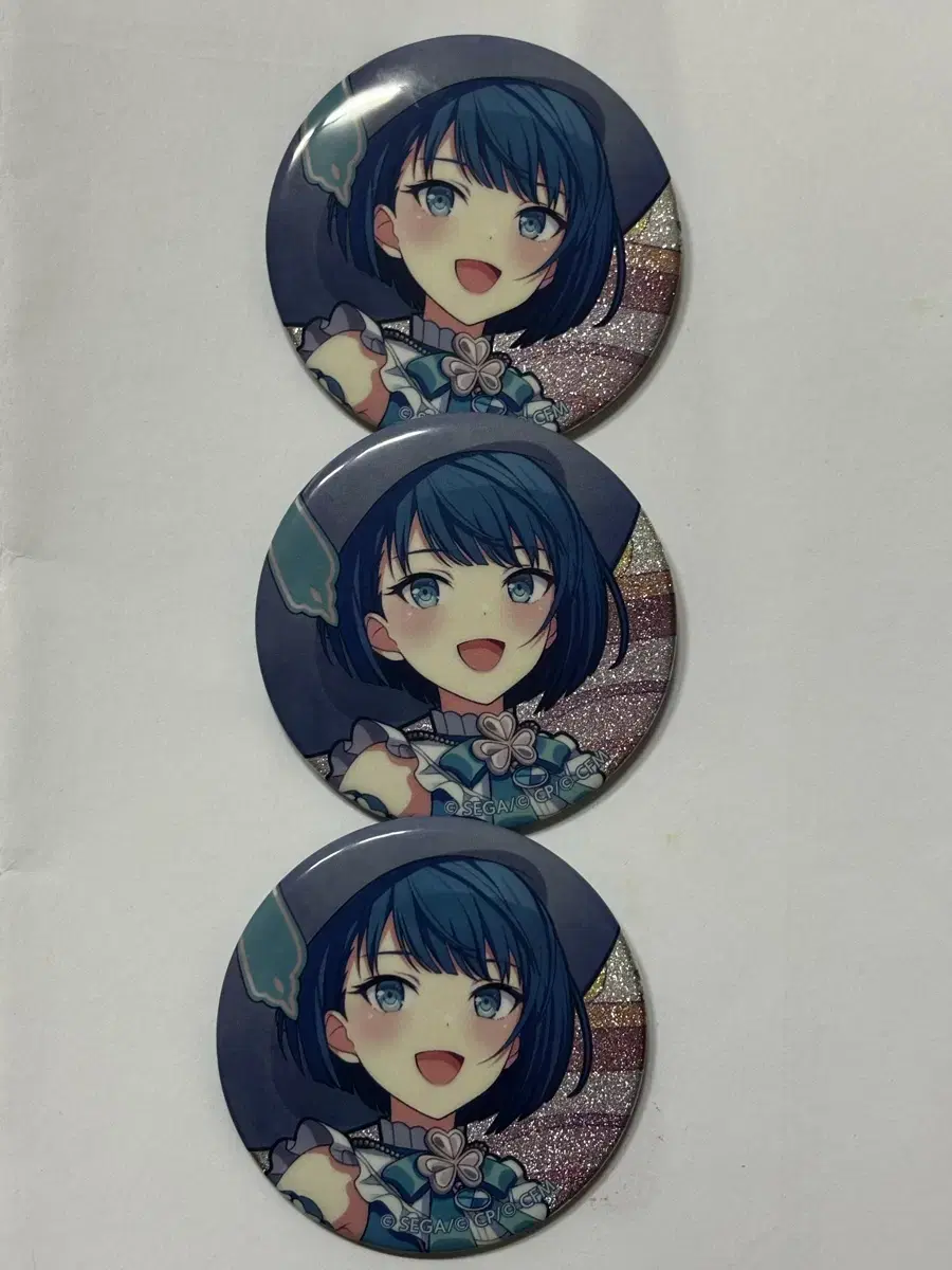 Bulk of 3 Prosecco / Prosecco Kiritani Haruka can badges