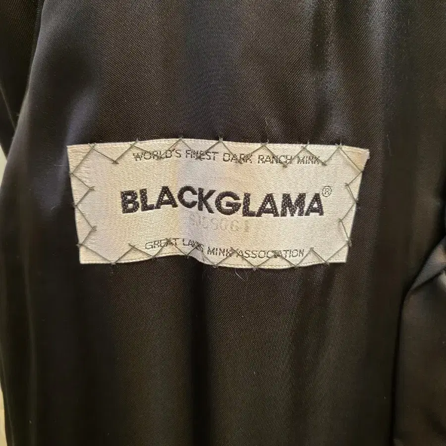 BLACKGLAMA 블랙그라마 롱 밍크코트