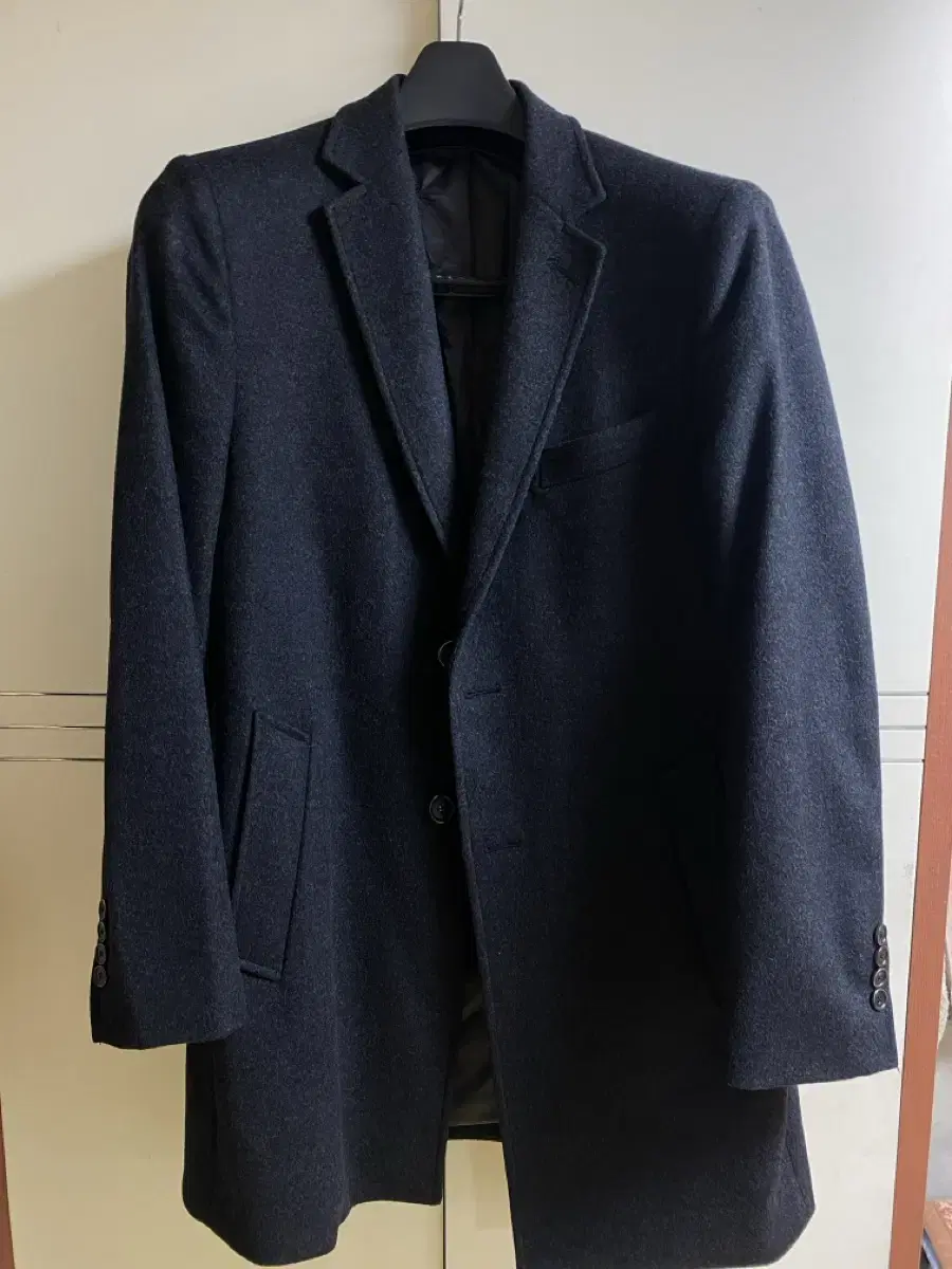 Quick sale_Zique Fahrenheit Cashmere Coat (100, Charcoal)