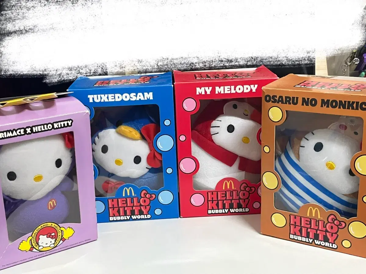 Hello Kitty Sanrio McDonald's collaboration doll 40th anniversary limited edition.