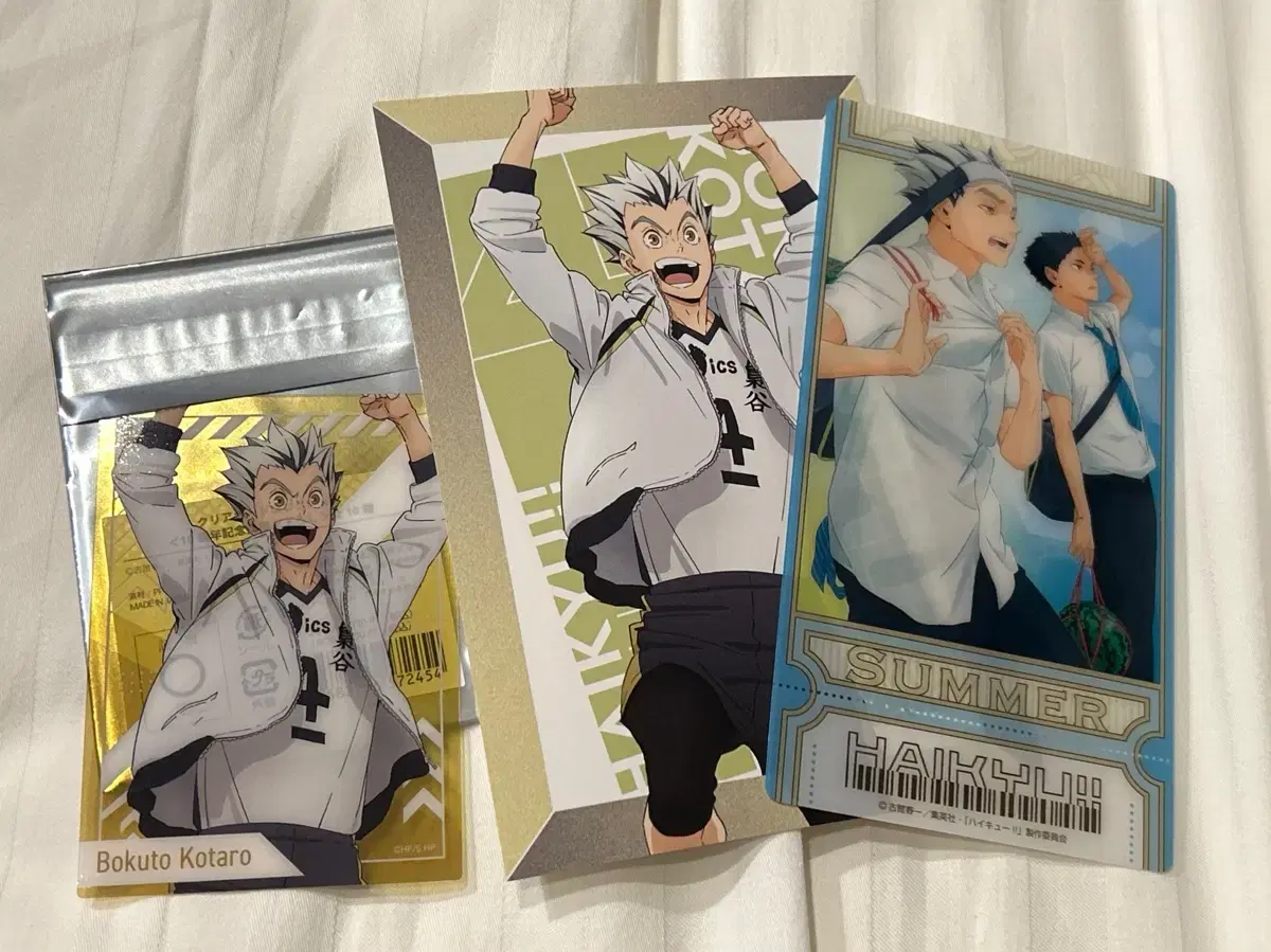 Haikyuu 10th Anniversary Exhibition Limited Goods postcard Ticket-style Clear Card