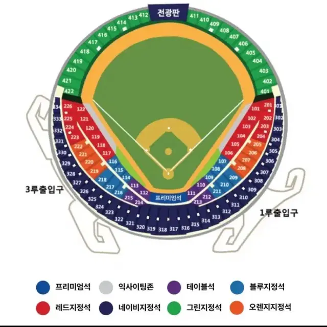 준플레이오프 2차전 외야 구해요