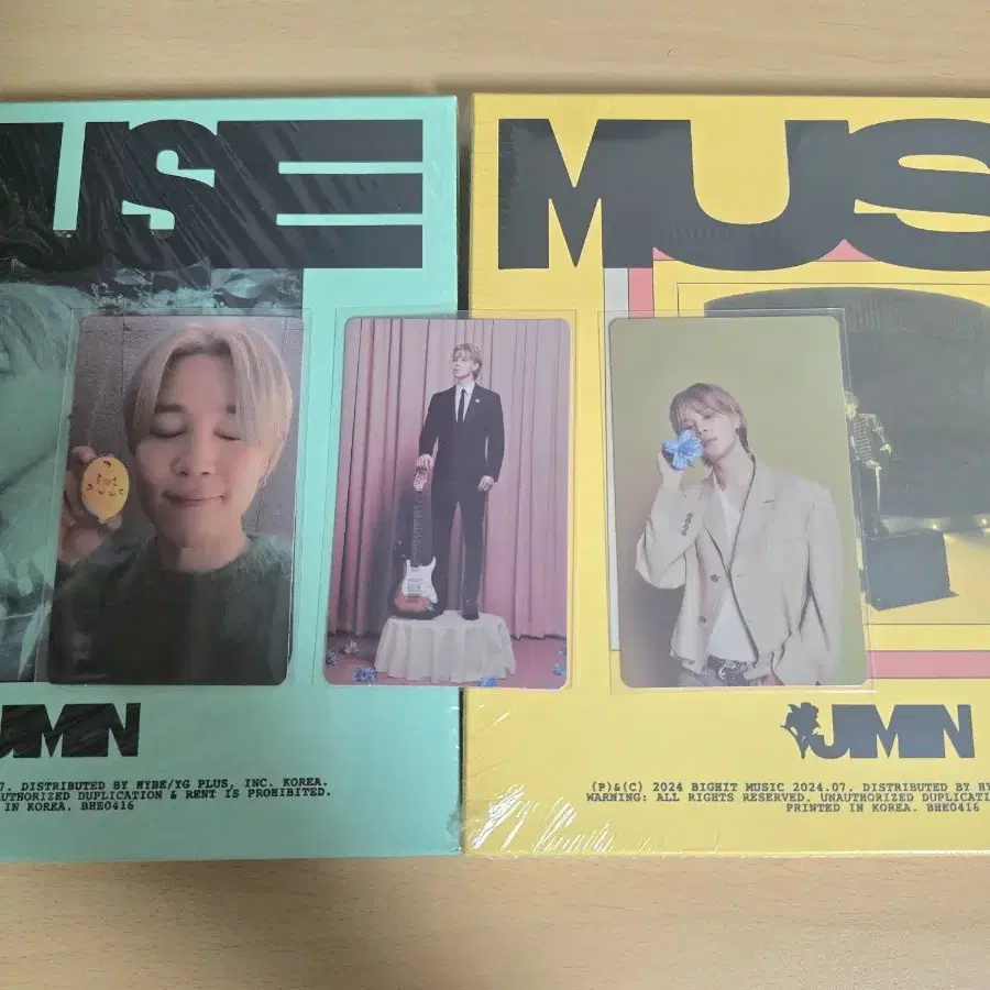 방탄 BTS 지민 JM 뮤즈 MUSE 미개봉 앨범 위버스 럭드 일괄