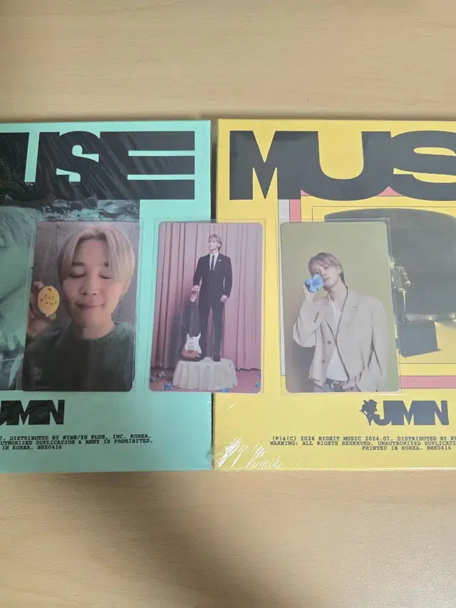 방탄 BTS 지민 JM 뮤즈 MUSE 미개봉 앨범 위버스 럭드 일괄