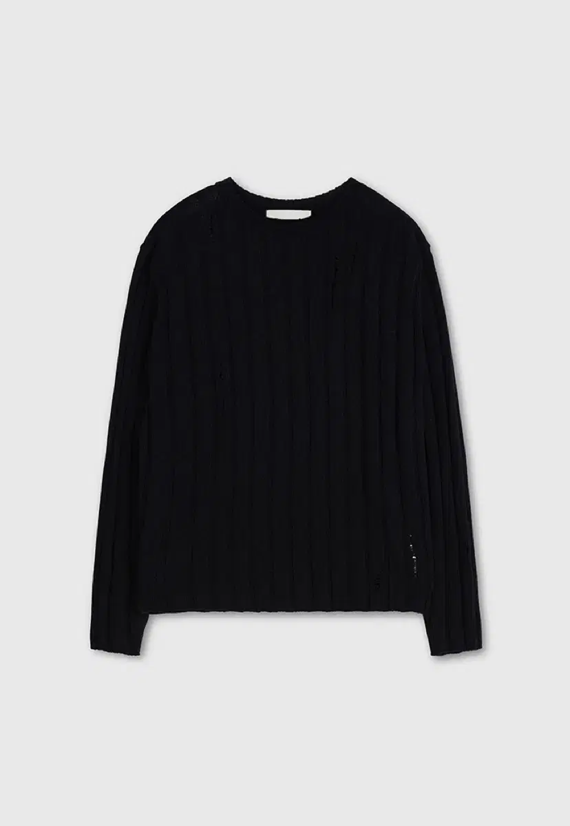 토니웩 italian distressed ribbed sweater(M)